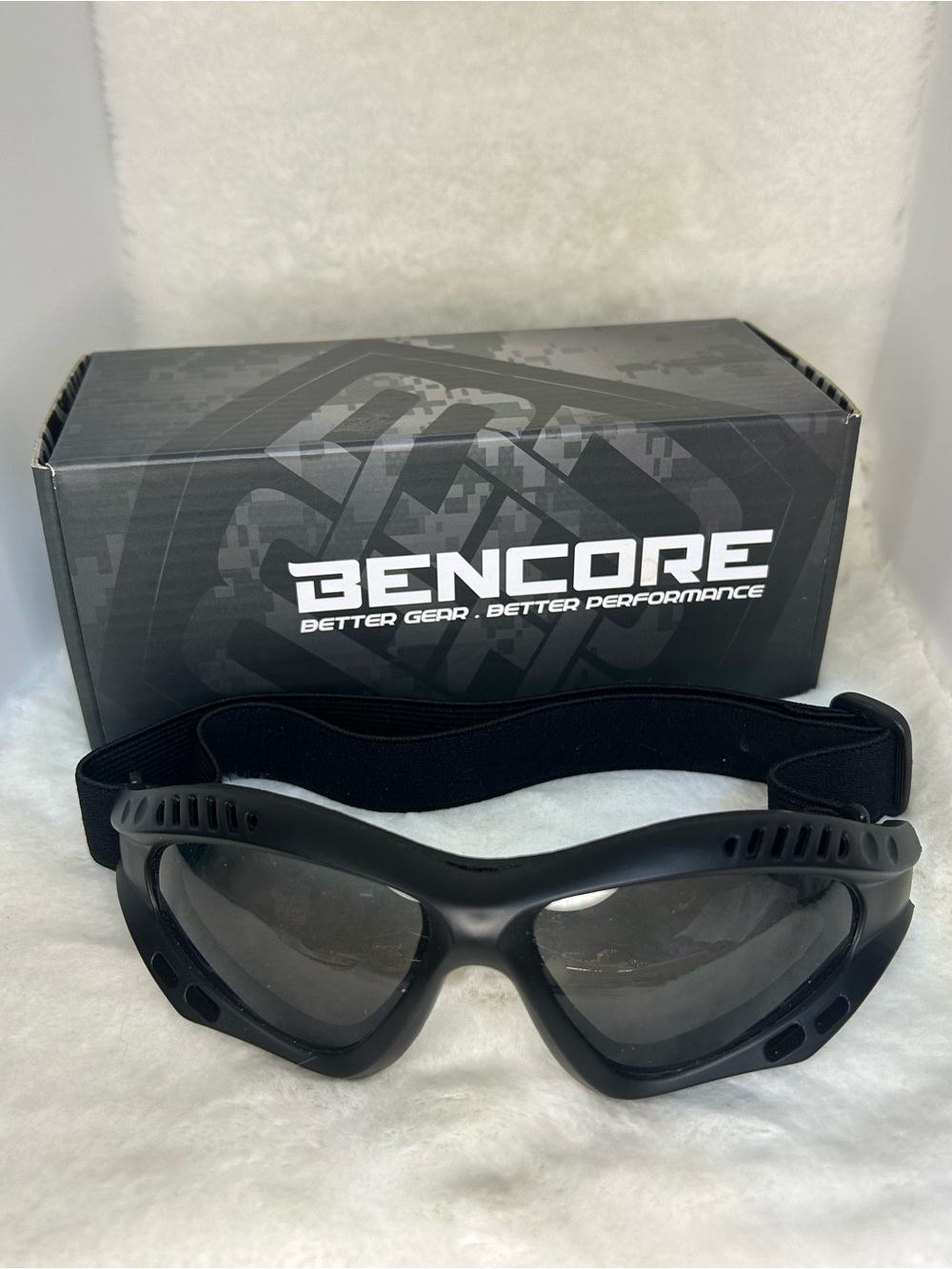 BENCORE BLACK VENTEC TACTICAL GOGGLE